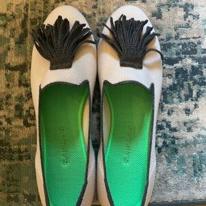 Rothy’s Merino Loafers White Brand New In Box